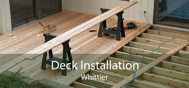 Deck Installation Whittier