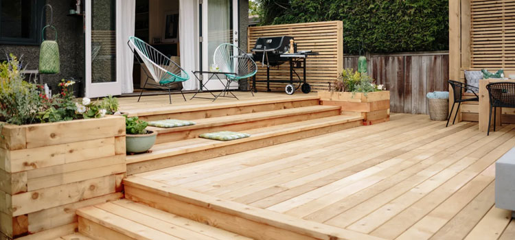 Cedar Decking in Whittier, CA