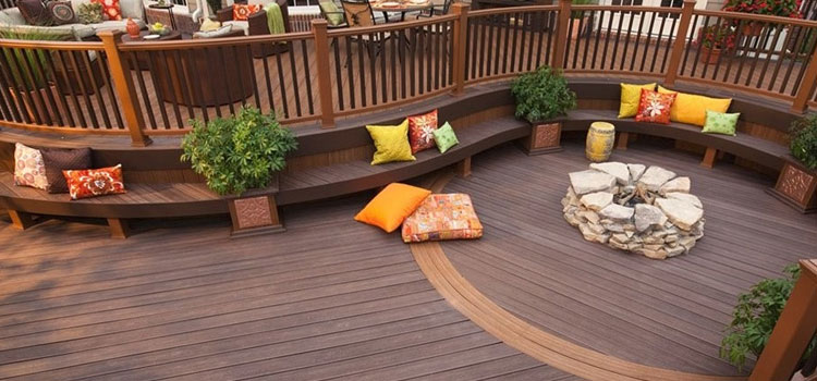 Gray TREX Decking in Whittier, CA