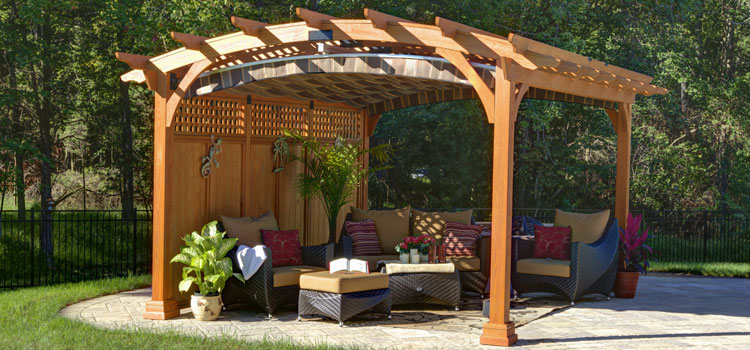 Modern Wood Pergola Installation in Whittier, CA